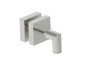 poignée simple pour porte de douche MADRID 2627501 nickel poli