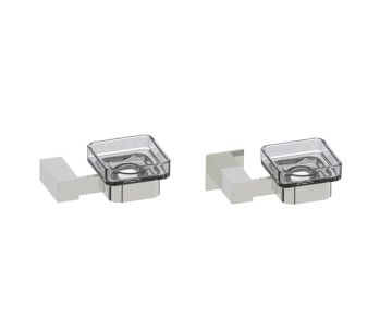 porte-savon LISBON 277650 nickel poli