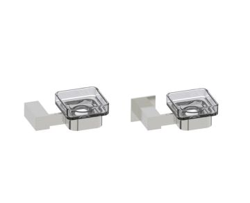 porte-savon LISBON 277650 nickel brossé