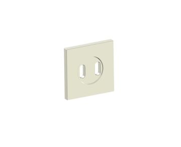 Square Small Rosette LISBON 277SQSM nickel poli