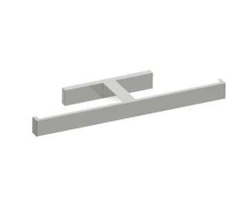 double porte-papier hygiénique MUNICH 288155 nickel poli