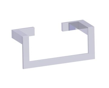 Rectangular anneau porte-serviette MUNICH 288464 chrome poli