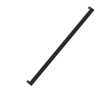 12 po poignée d'armoire MUNICH 288712 noir mat