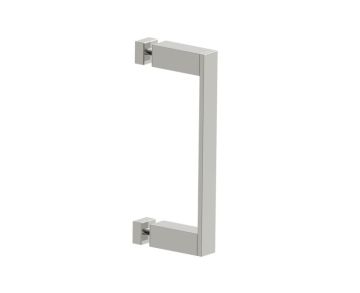 8 po poignée simple pour porte de douche MUNICH 2887508 nickel poli