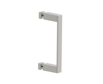 8 po poignée simple pour porte de douche MUNICH 2887508 nickel brossé