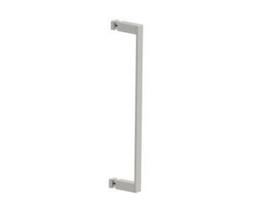 18 po poignée simple pour porte de douche MUNICH 2887518 nickel brossé