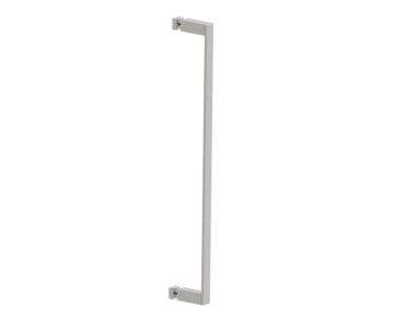 24 po poignée simple pour porte de douche MUNICH 2887524 nickel brossé