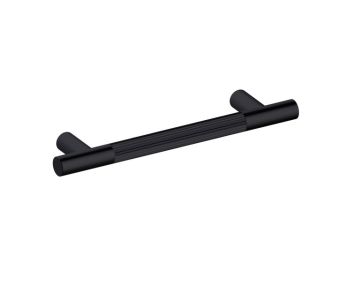 6 po poignée d'armoire moleté droit 310706 noir mat