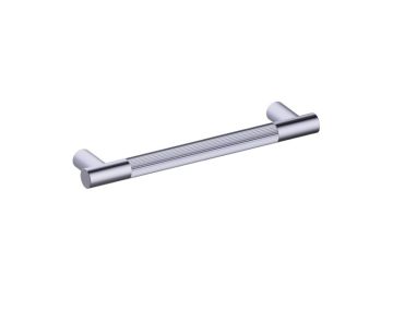12 po poignée d'électroménager moleté droit 310912 nickel brossé
