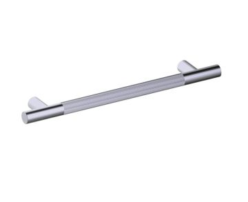 barre d'appui 18 po moleté droit 3109218 nickel brossé