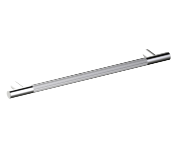 barre d'appui 32 po moleté droit 3109232 nickel poli