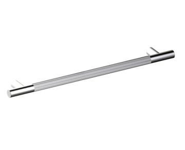 barre d'appui 36 po moleté droit 3109236 nickel poli