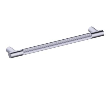 24 po poignée d'électroménager moleté droit 310924 nickel brossé