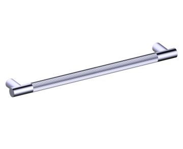 30 po poignée d'électroménager moleté droit 310930 chrome poli