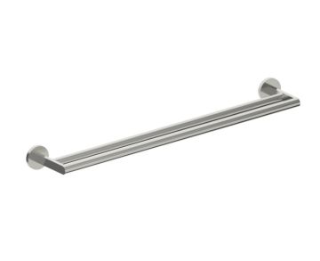 barre à serviette double 24 po FRANKFURT 313242 nickel brossé