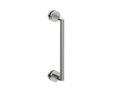 12 po poignée simple pour porte de douche FRANKFURT 3137512 nickel poli