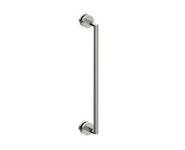 18 po poignée simple pour porte de douche FRANKFURT 3137518 nickel poli