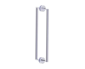 poignée double pour porte de douche 18 po FRANKFURT 3137818 chrome poli