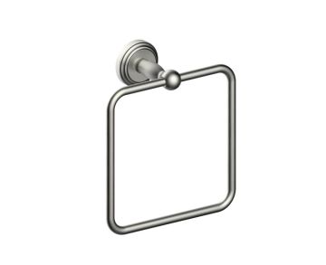 Square anneau porte-serviette FLORENCE 322464 nickel brossé