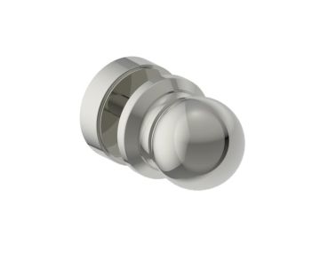 poignée simple pour porte de douche FLORENCE 3227501 nickel poli