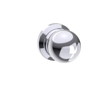 poignée simple pour porte de douche (Knob Only) FLORENCE 3227503 chrome poli