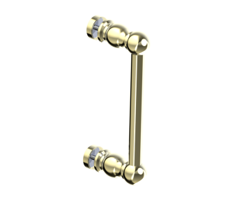 8 po poignée simple pour porte de douche FLORENCE 3227508 laiton non laqué