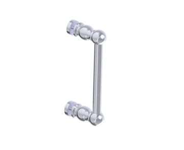 8 po poignée simple pour porte de douche FLORENCE 3227508 chrome poli