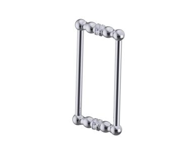 poignée double pour porte de douche 12 po FLORENCE 3227812 chrome poli