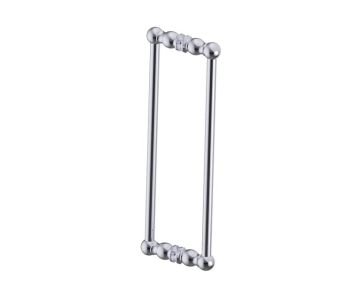 poignée double pour porte de douche 18 po FLORENCE 3227818 chrome poli