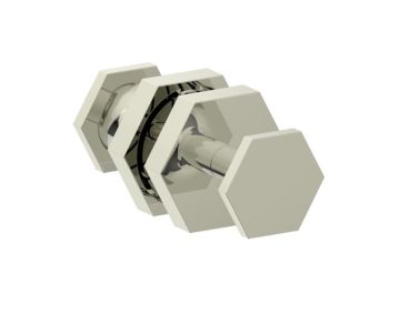 double Shower Door Knob PISA 3427502 nickel poli