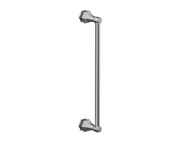 18 po poignée de porte de douche PISA 3427518 nickel brossé