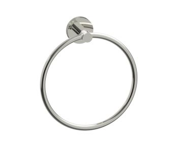 anneau porte-serviette CIRCO KNURLED 366460 nickel poli