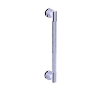 18 po poignée simple pour porte de douche CIRCO KNURLED 3667518 chrome poli