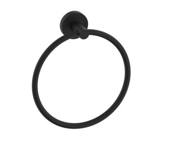 anneau porte-serviette BUILDERS 373460 noir mat