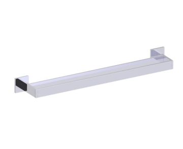 barre à serviette double 24 po HAMBURG 440242 chrome poli