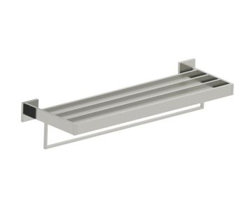 double tablette porte-serviettes HAMBURG 440442 nickel brossé