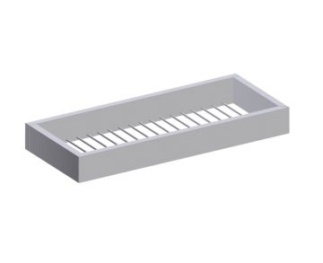 panier de douche HAMBURG 440603 nickel brossé