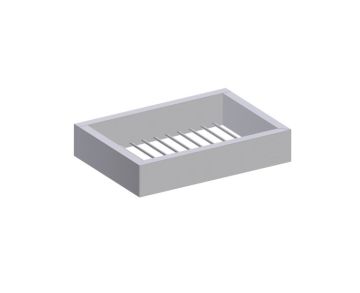 panier de douche HAMBURG 440604 nickel brossé