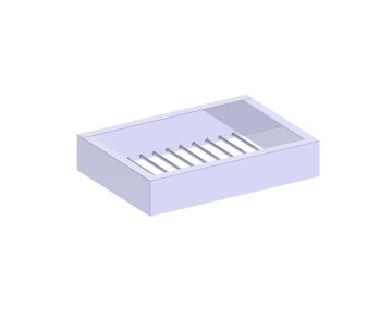 panier de douche HAMBURG 440604 chrome poli
