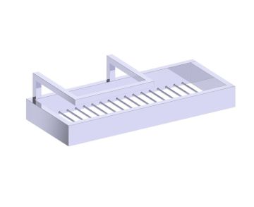 panier de douche HAMBURG 440605 chrome poli