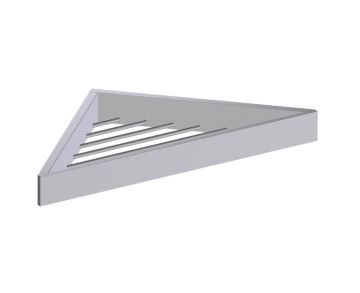 Corner panier de douche HAMBURG 440606 nickel brossé