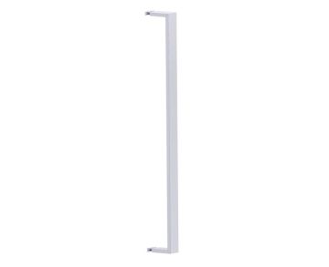 24 po poignée de porte de douche simple face HAMBURG 4407524 chrome poli