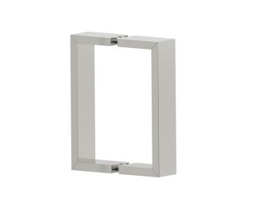 6 po poignée de porte de douche double face HAMBURG 4407806 nickel brossé