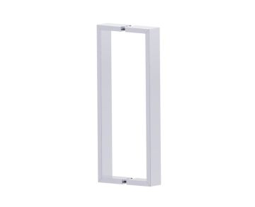 12 po poignée de porte de douche double face HAMBURG 4407812 chrome poli