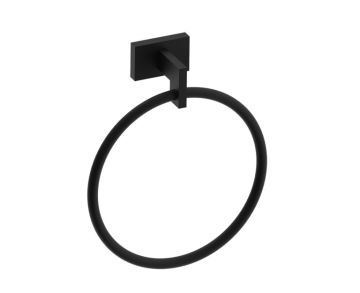 anneau porte-serviette VIENNA 480460 noir mat