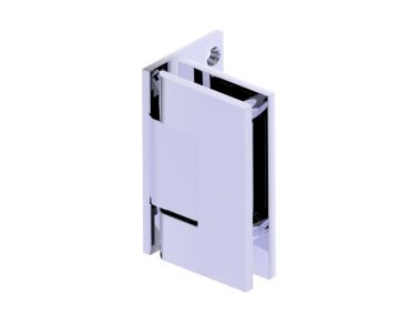 montage mural décalée Back Plate Hinge DOVER 52036 chrome poli