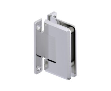 montage mural 'H' Back Plate Hinge CROSBY 53034 nickel brossé