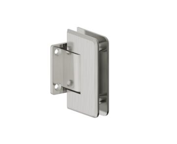 montage mural Short Back Plate Hinge ASHFORD 54032 nickel brossé