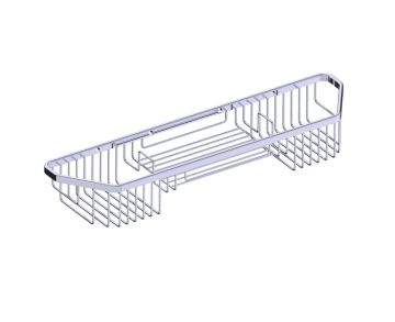 panier grillagé Bath & panier de douches 828007 chrome poli