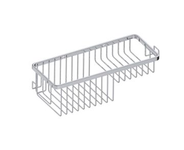 panier grillagé with Hooks Bath & panier de douches 828011 nickel poli
